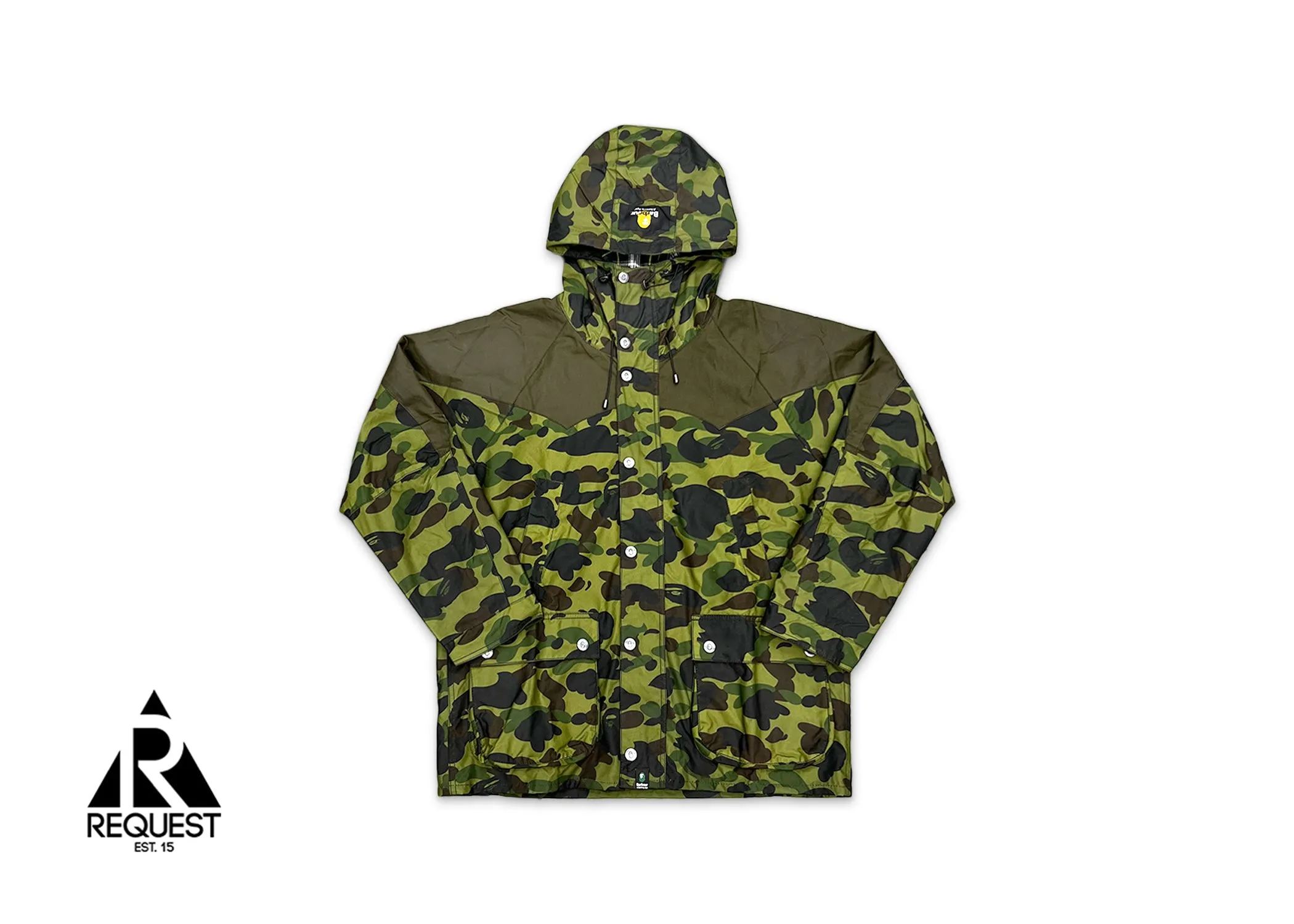 BAPE x Barbour 1st Camo Bedale Snowboard Jacket "Green"