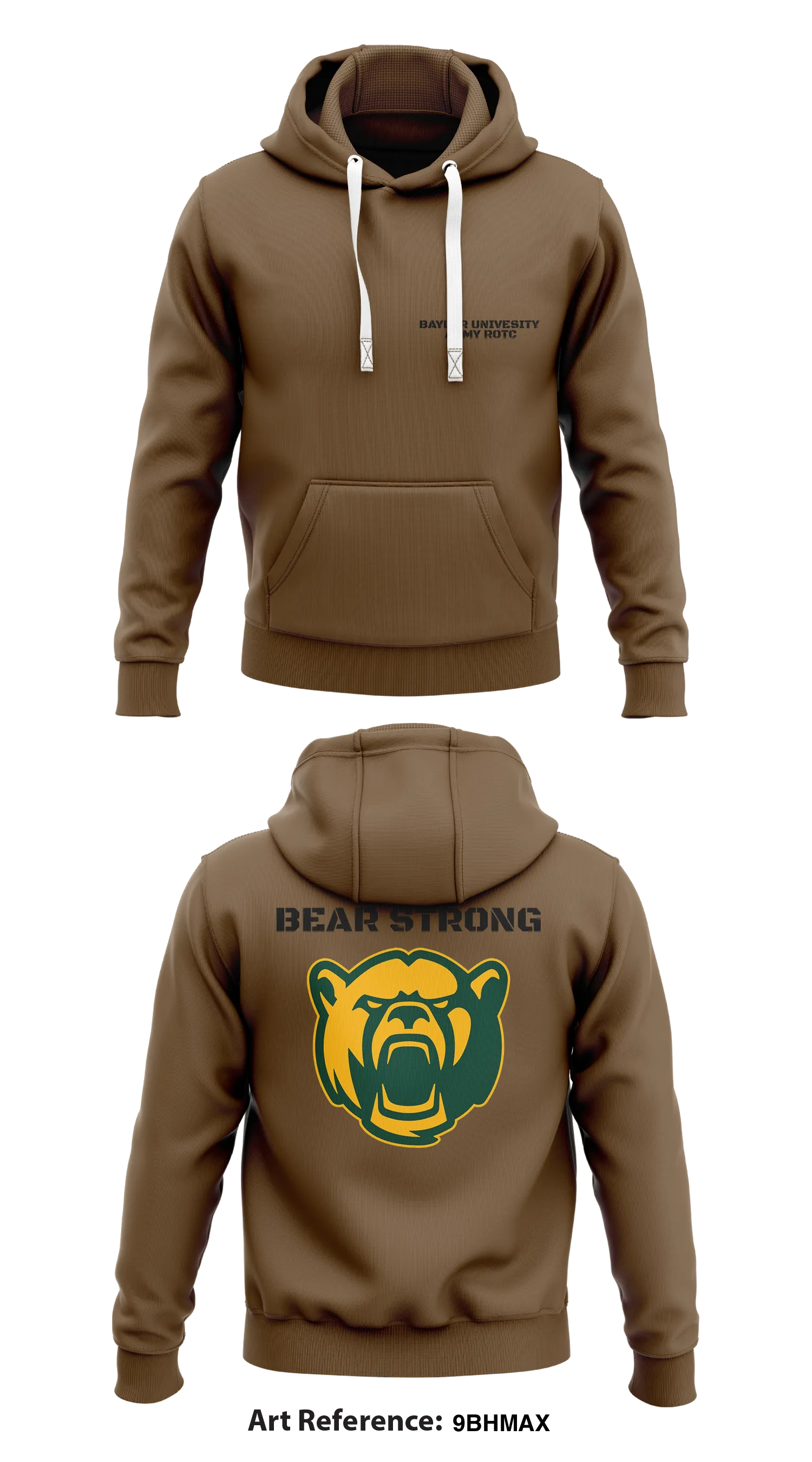 Baylor University Army ROTC Store 1  Core Men's Hooded Performance Sweatshirt - 9bhmAx
