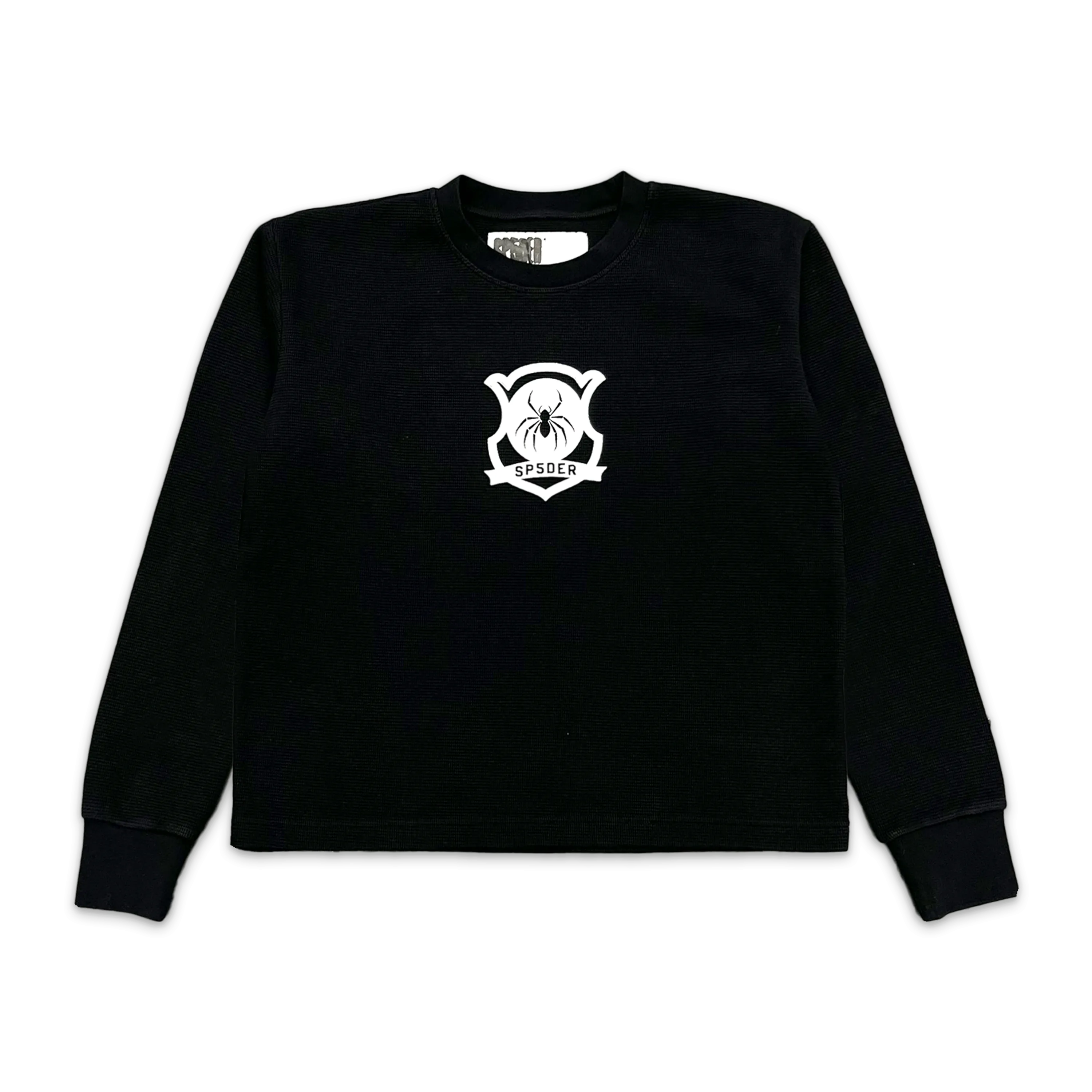 Beckham Waffle Knit L/S Top "Black"