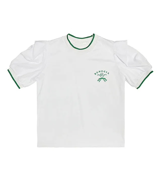 BENECIA 12 Green Line Puffy - Ivory