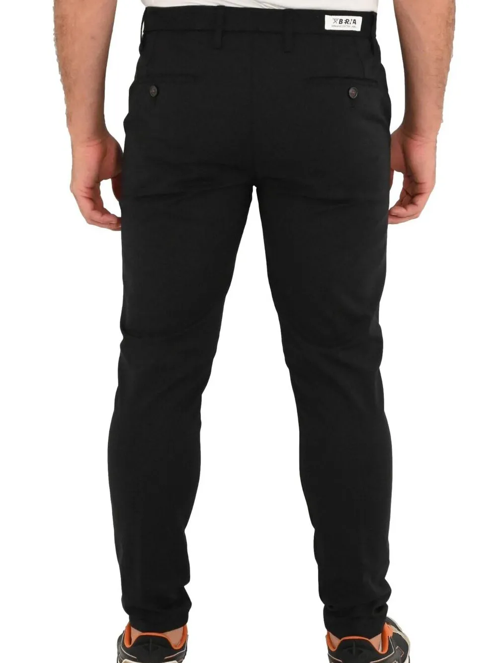 Berna M Pantalone Chinos Tecnico - Nero