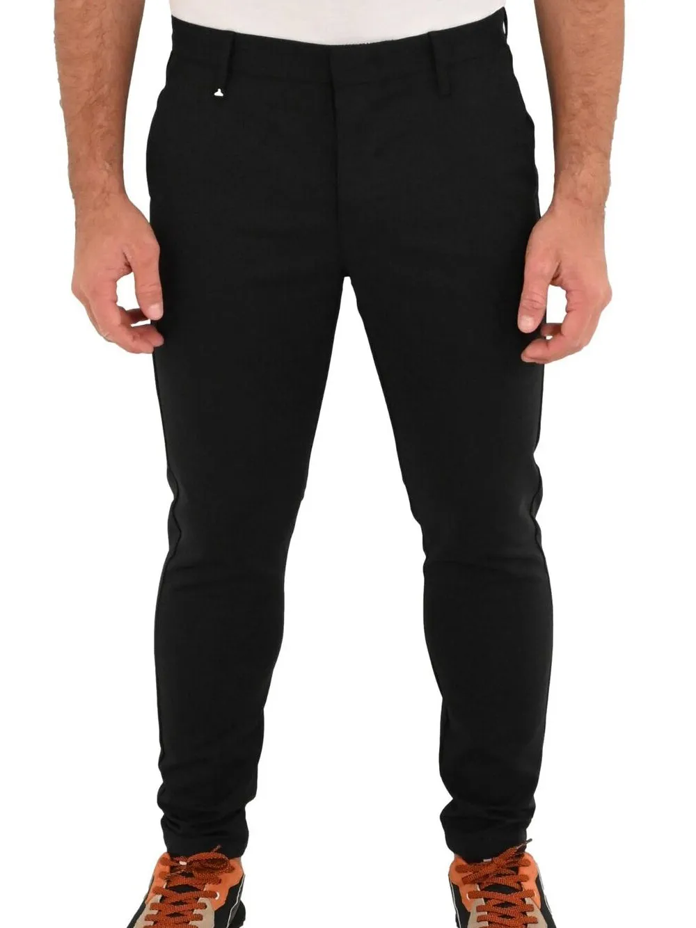 Berna M Pantalone Chinos Tecnico - Nero