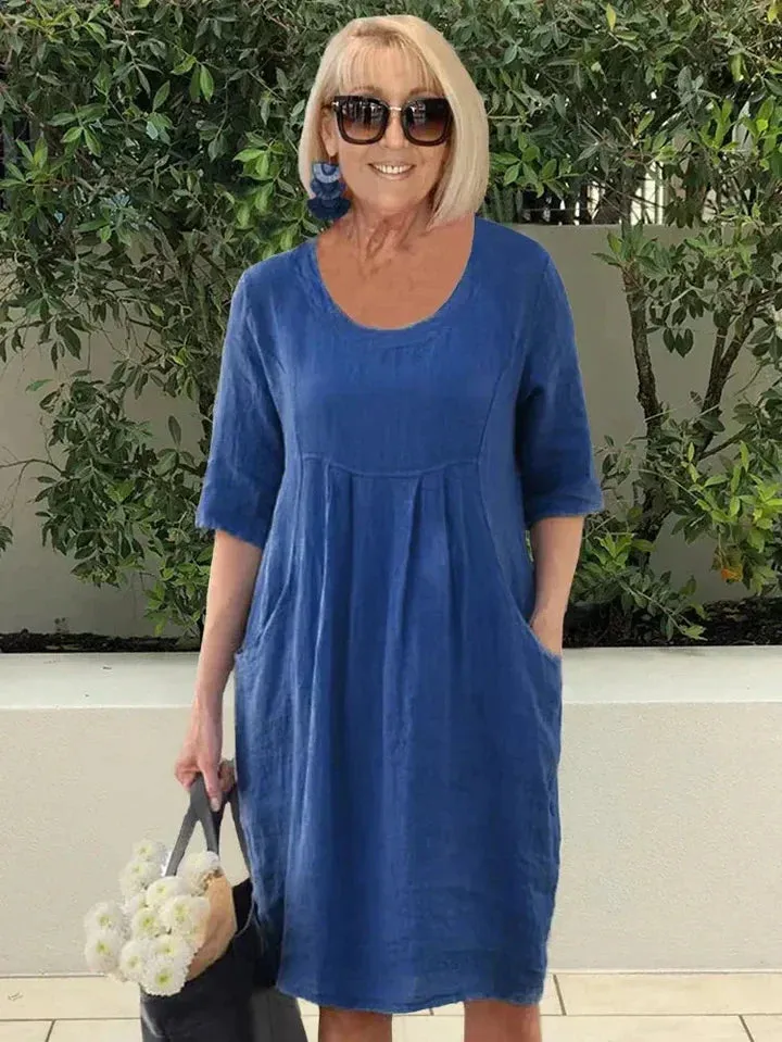 Bernie Loose Dress with Pockets