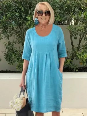 Bernie Loose Dress with Pockets
