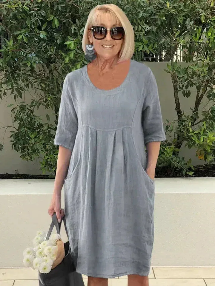 Bernie Loose Dress with Pockets