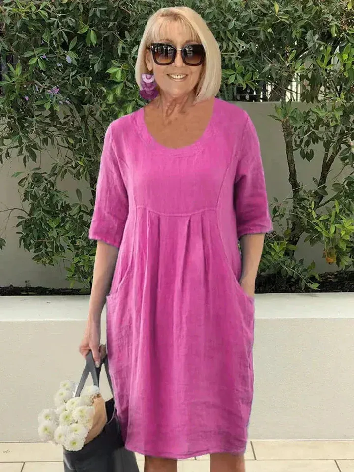 Bernie Loose Dress with Pockets