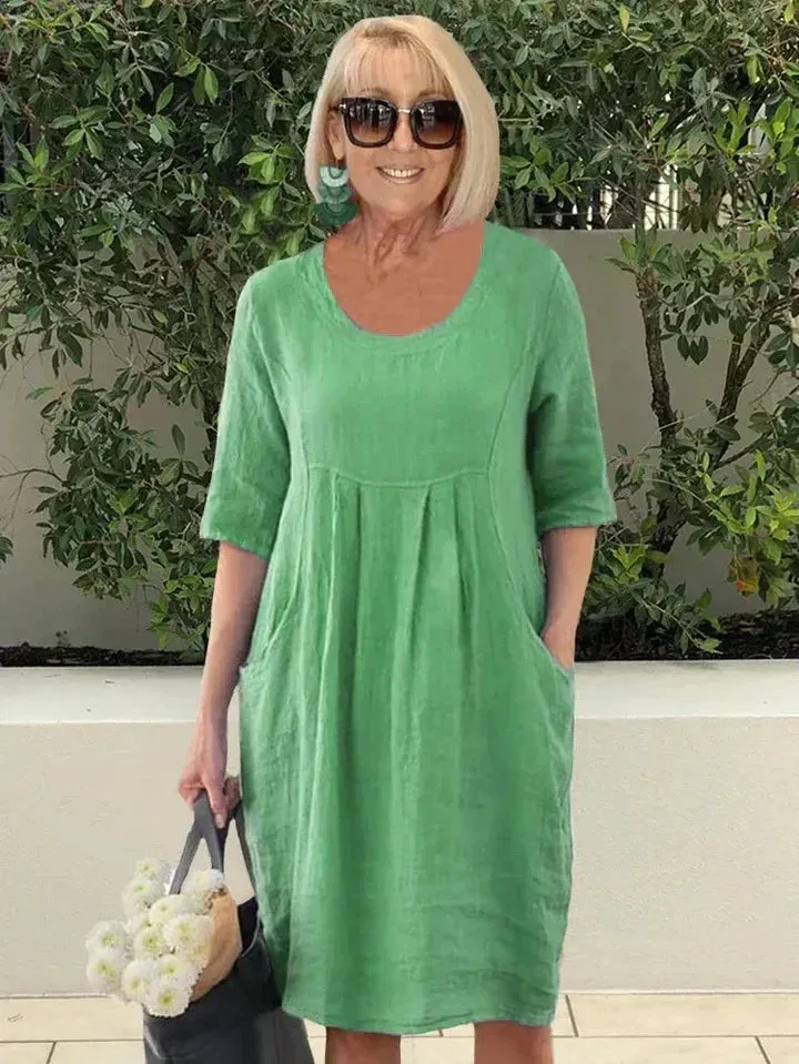 Bernie Loose Dress with Pockets