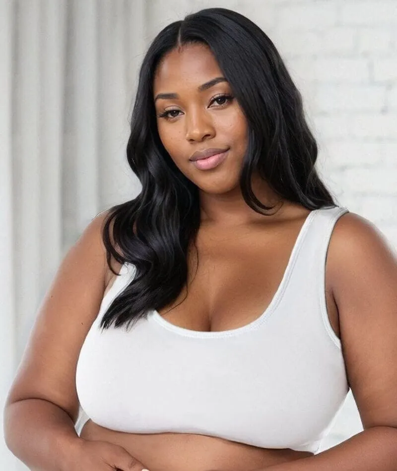 Bestform Tank Style Sports Bra 3 Pack - White/Heather Grey/Black