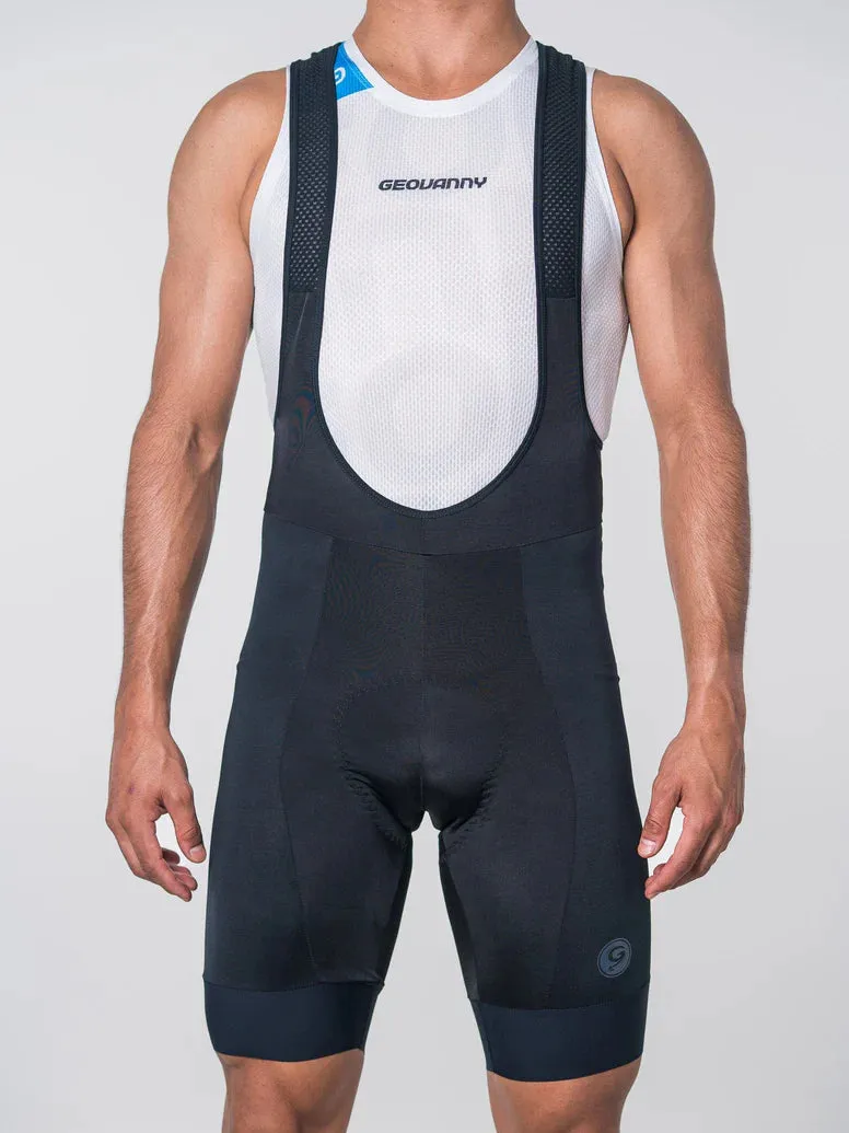 Bib shorts Geovanny Híbrido negro para caballero