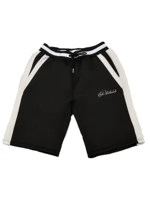 Black Neoprene Shorts