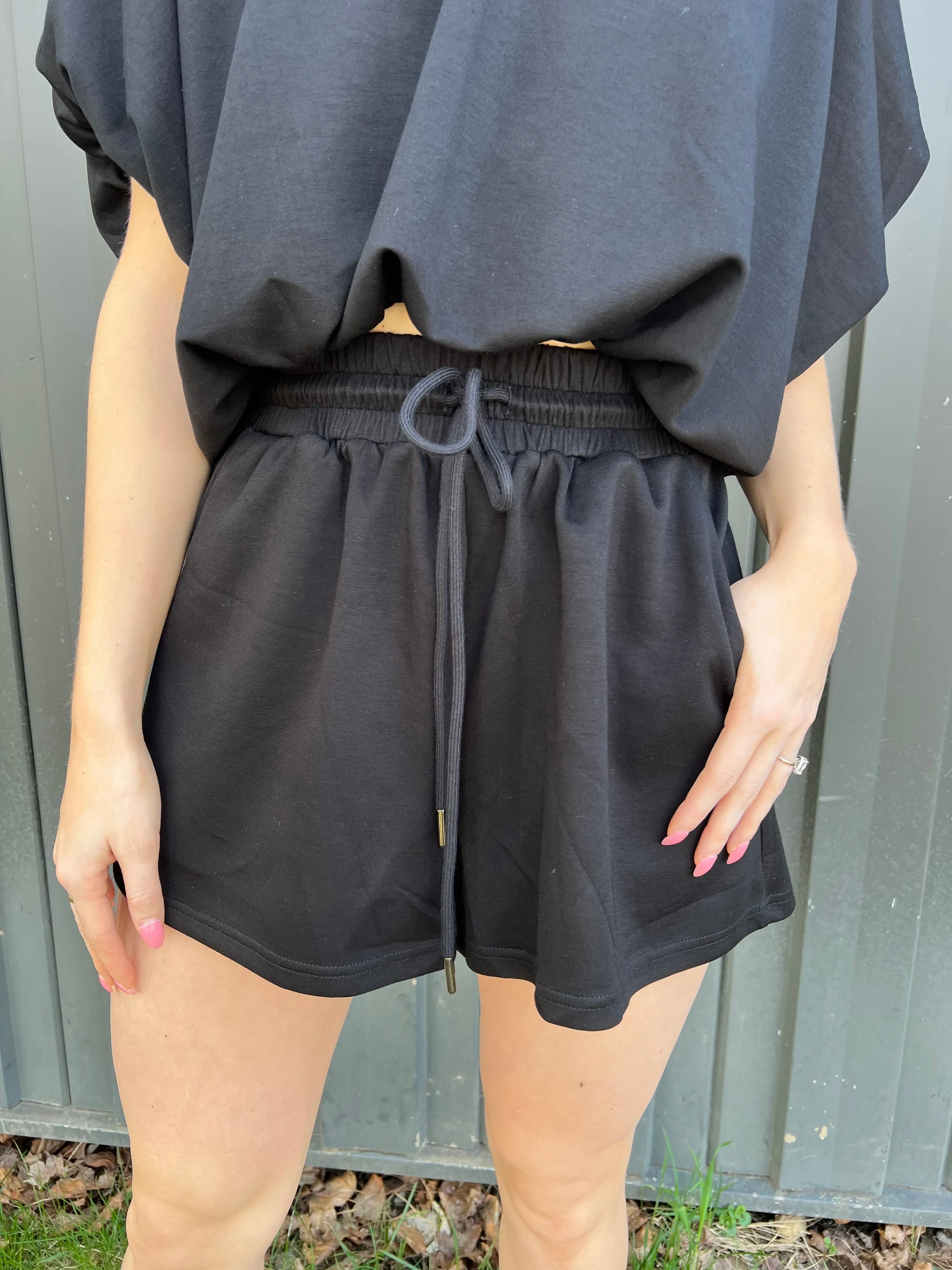 Black Soft Shorts