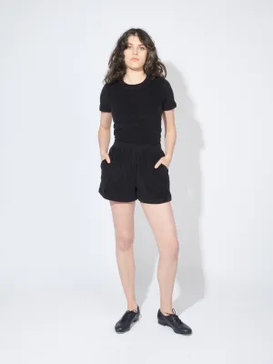 Black Terry Port Short