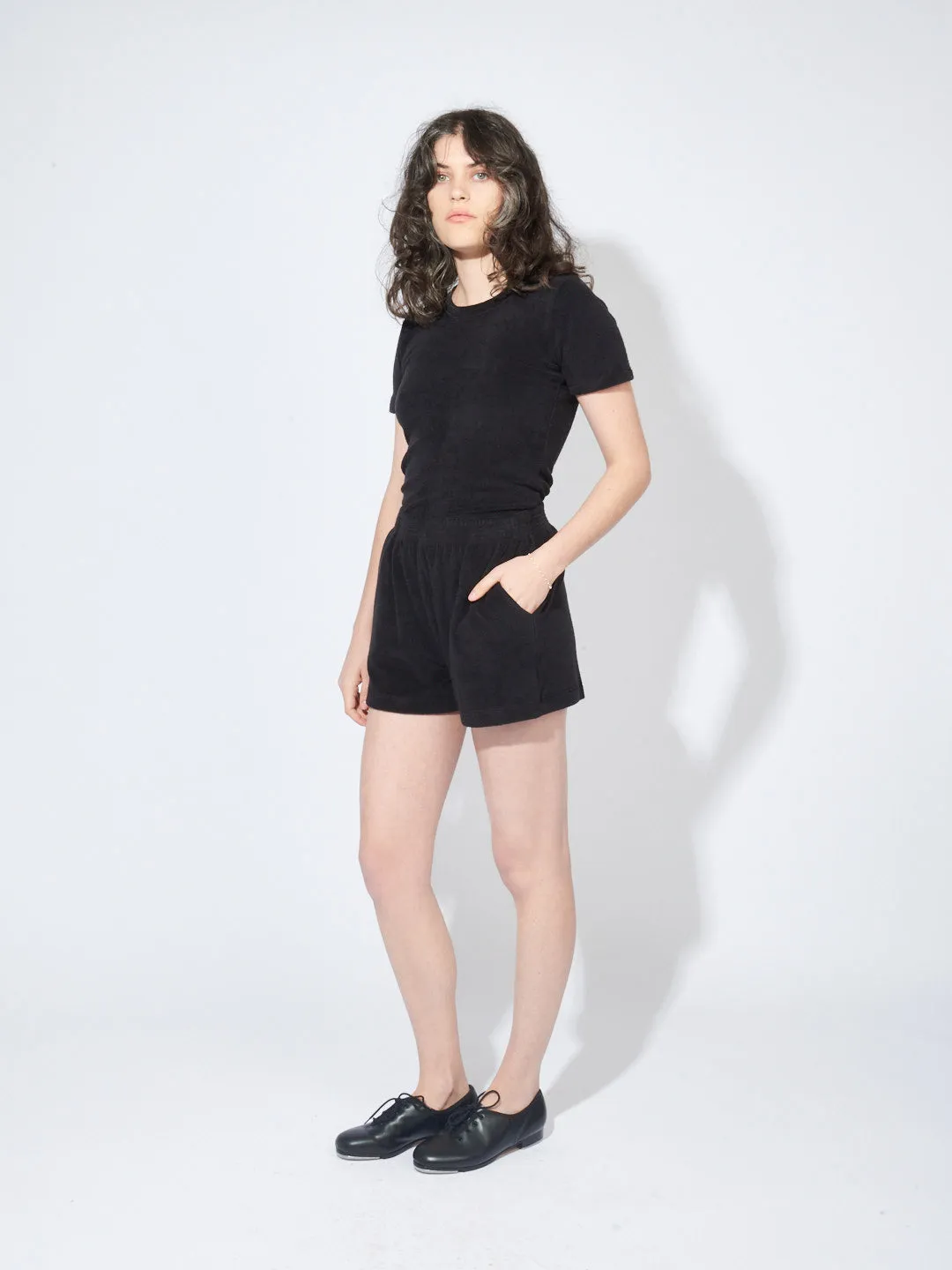 Black Terry Port Short