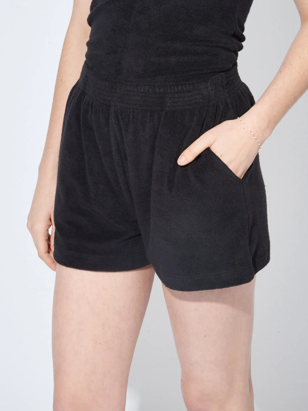 Black Terry Port Short