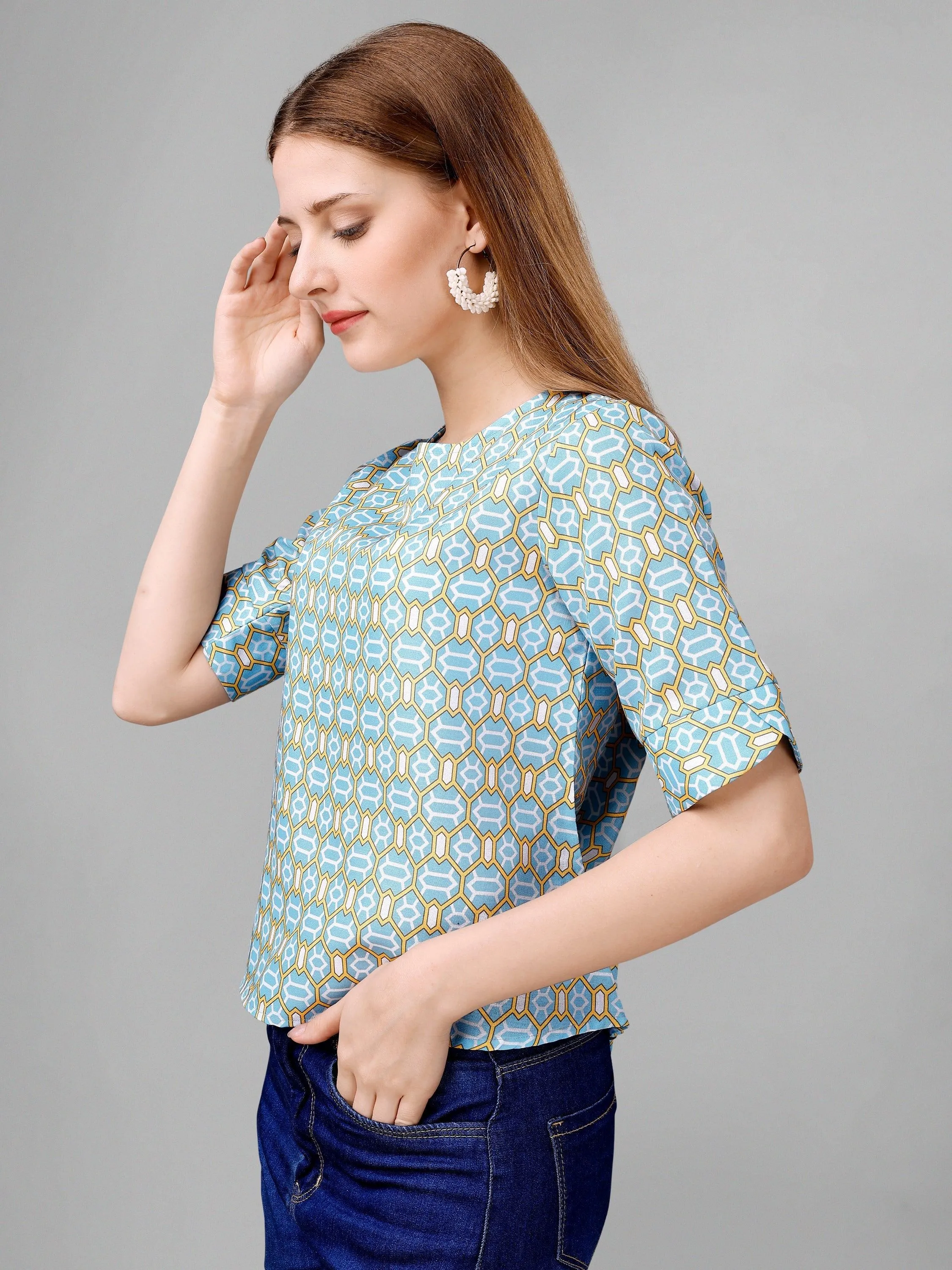 Blizzard Blue Womens Top