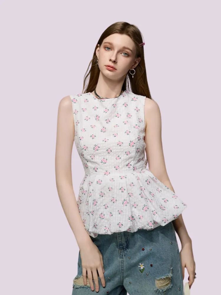 Blossom Peplum Blouse