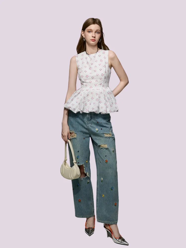 Blossom Peplum Blouse