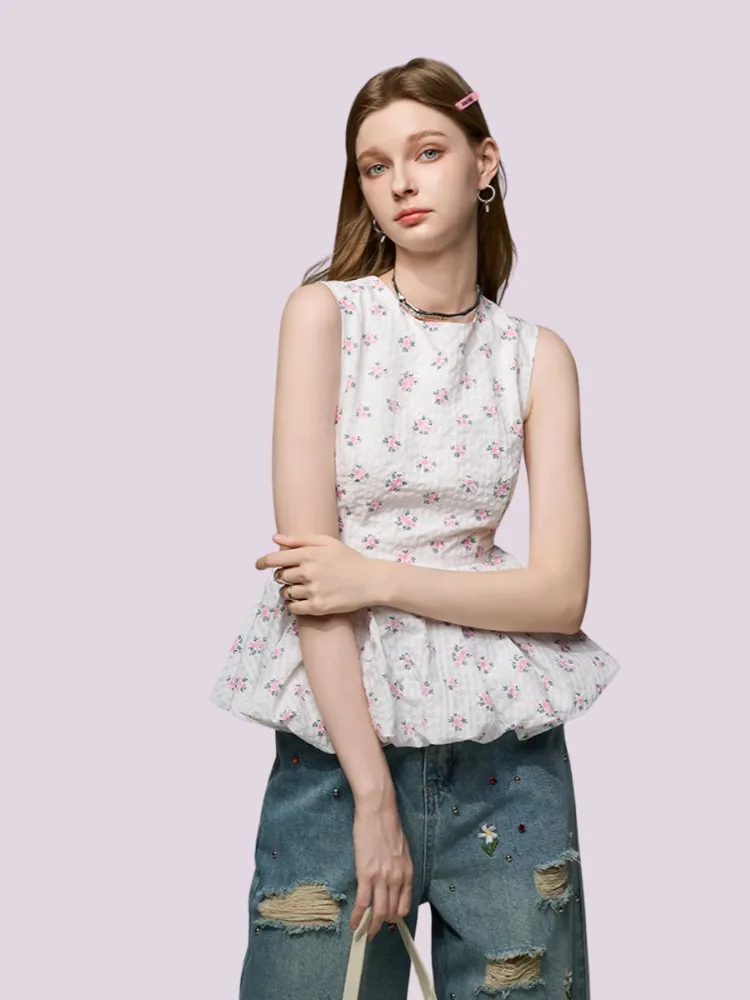 Blossom Peplum Blouse