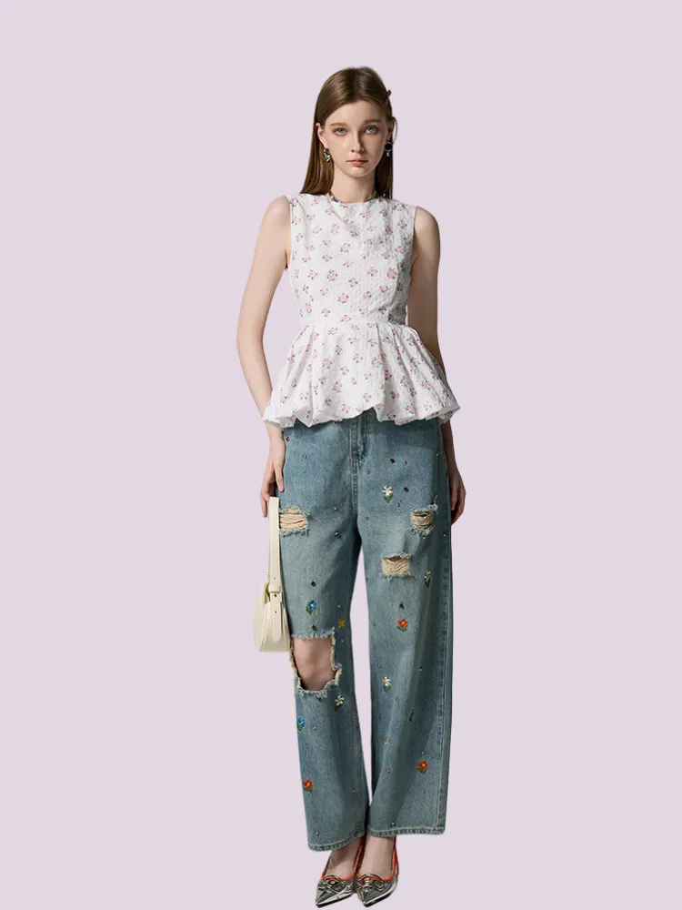 Blossom Peplum Blouse