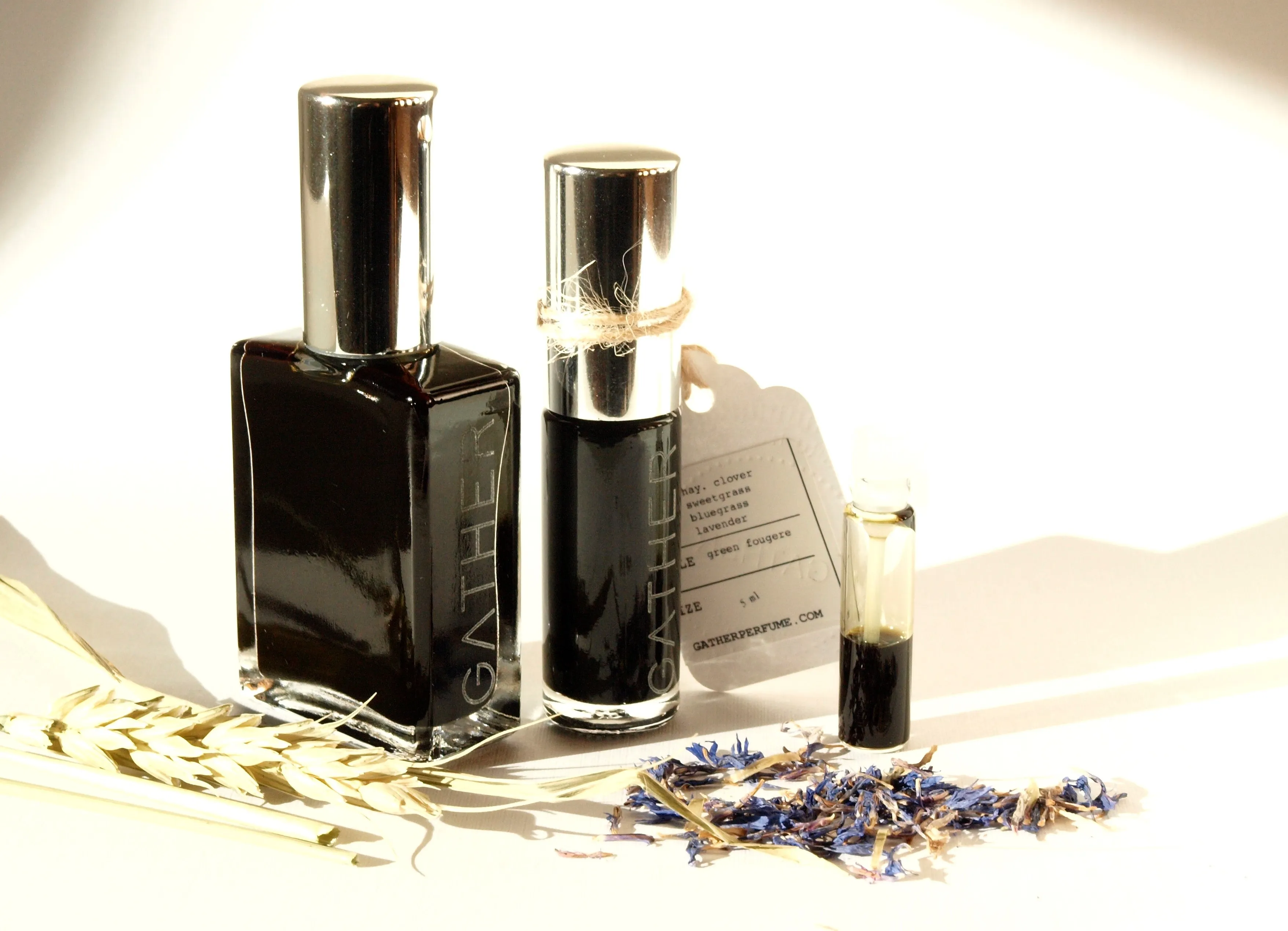 BLUEGRASS - Natural Botanical Perfume - The Prairie Meadow