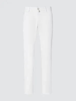 Bobby Chinos in White Bull Cotton