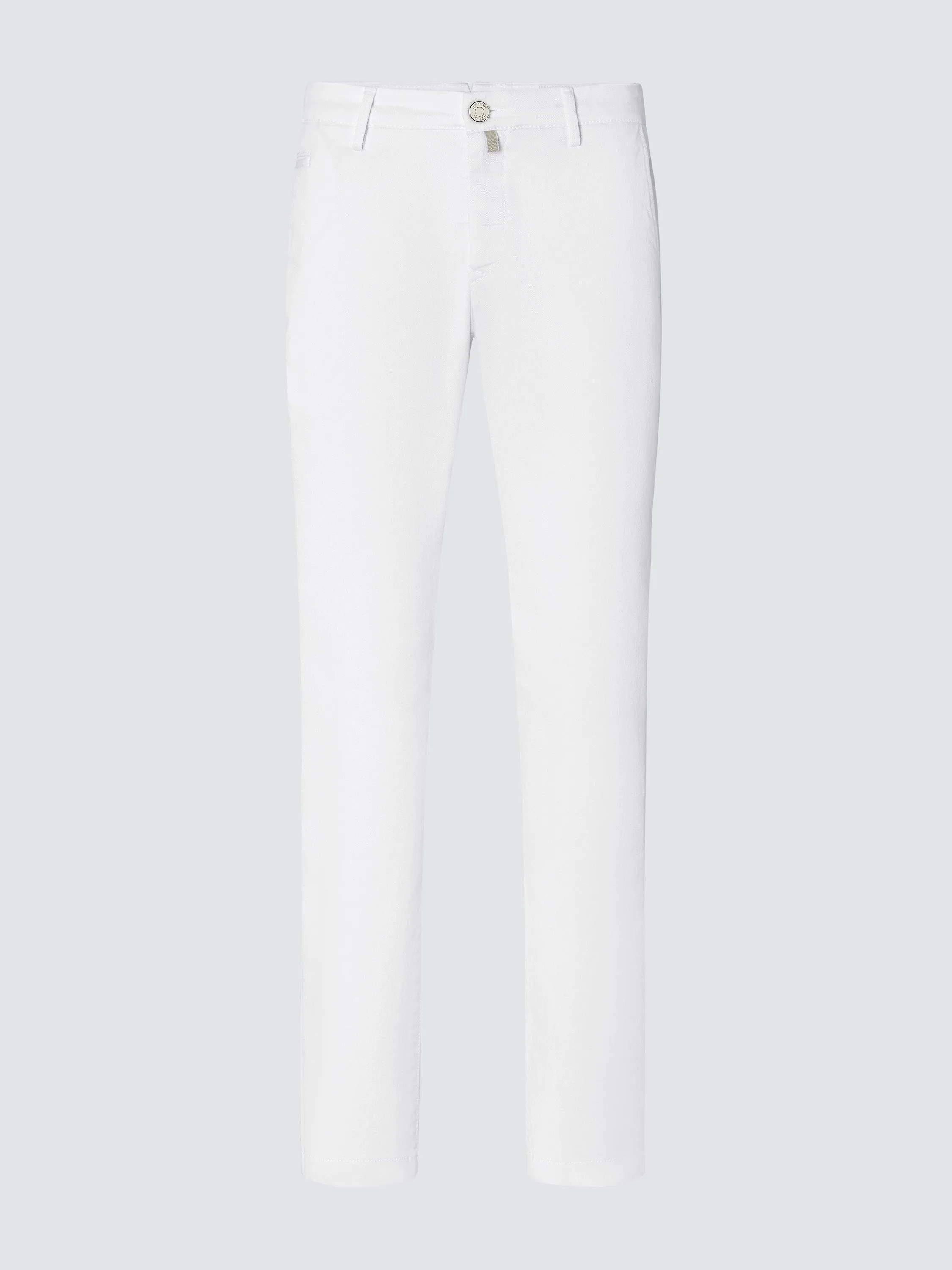 Bobby Chinos in White Bull Cotton