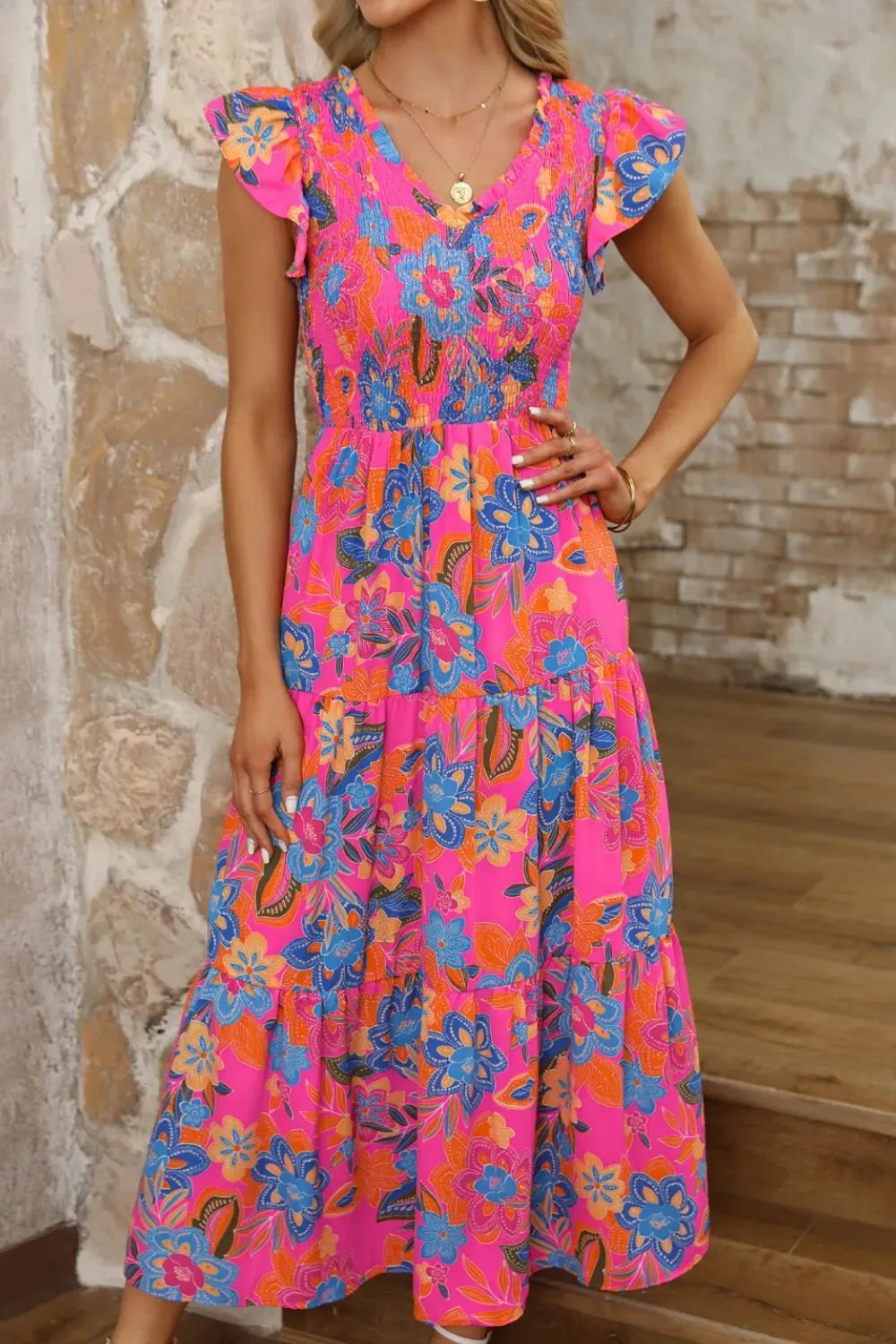 Boho Floral Fields Dress