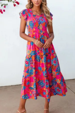 Boho Floral Fields Dress