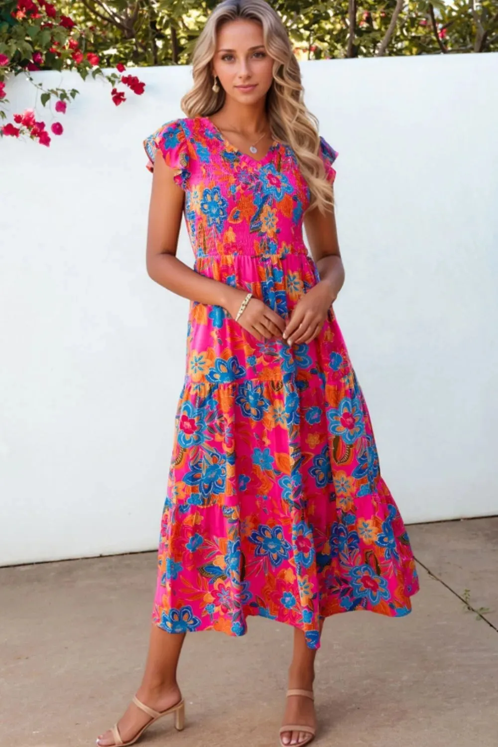 Boho Floral Fields Dress