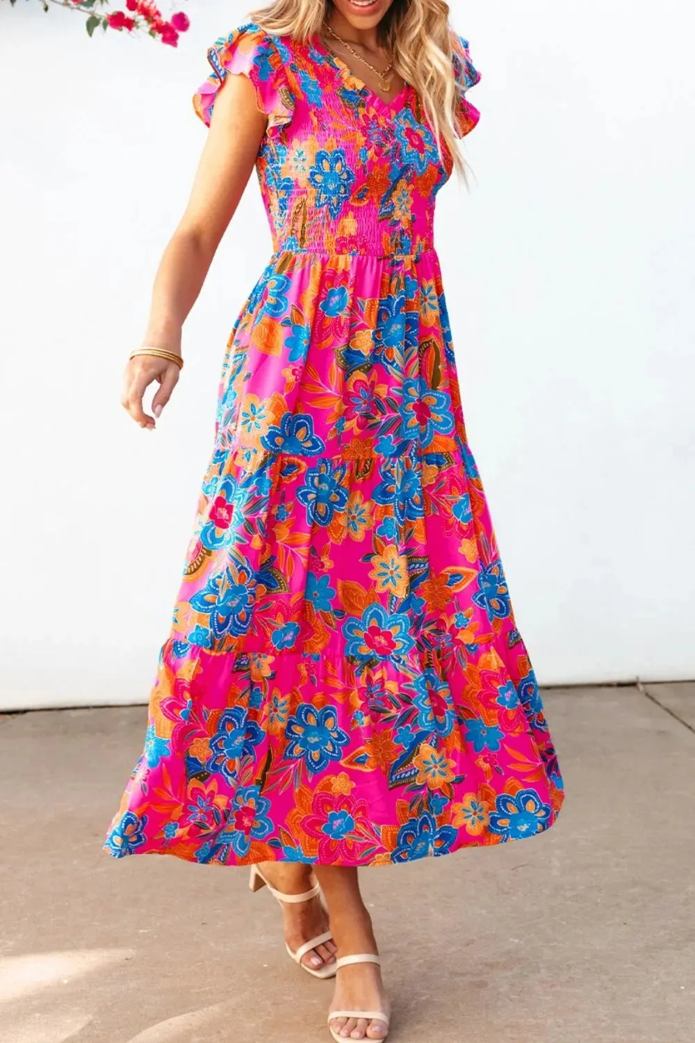 Boho Floral Fields Dress