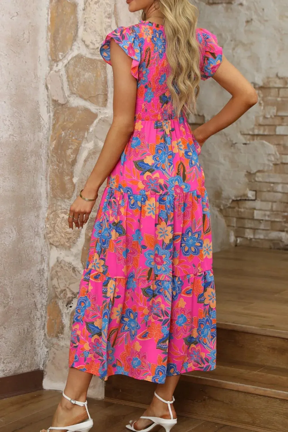 Boho Floral Fields Dress