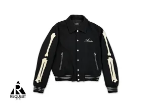 Bones Varsity Jacket "Black"