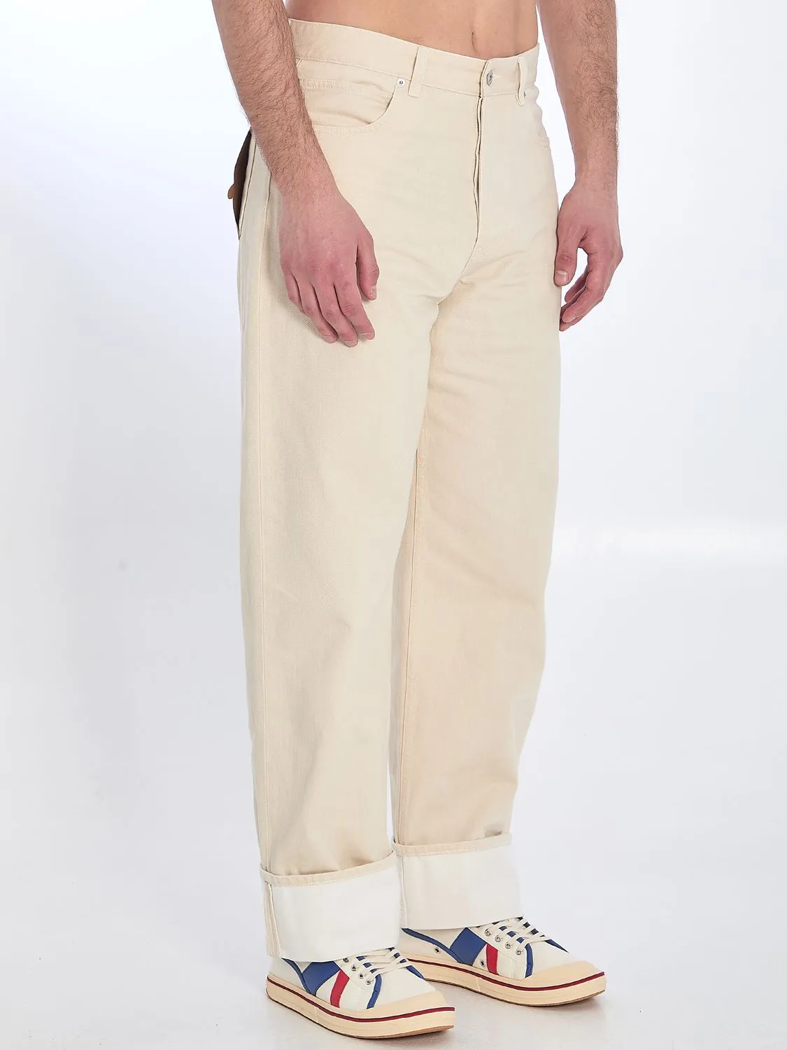 BOTTEGA VENETA Wide Leg Jeans for Men - SS25 Collection