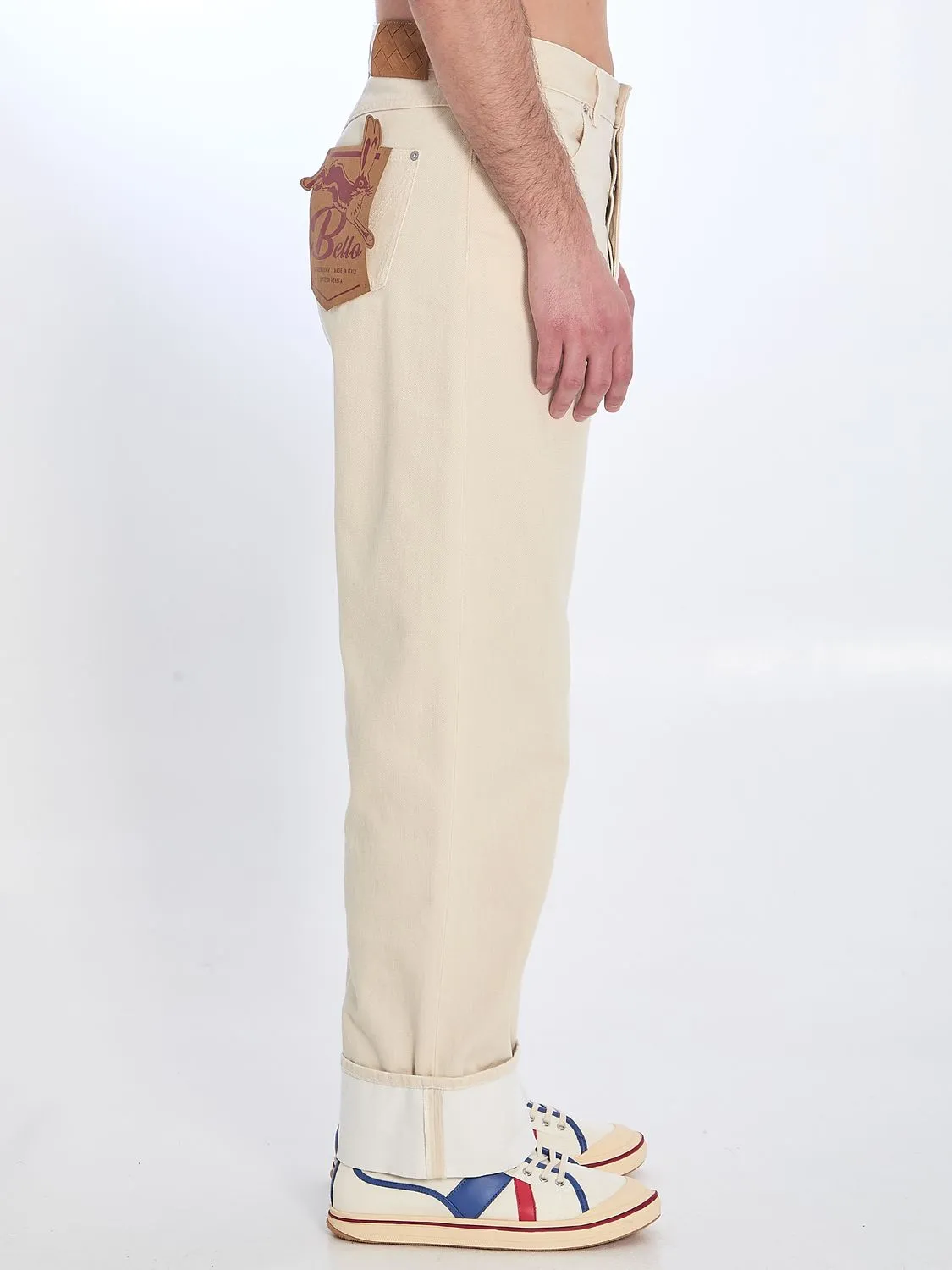 BOTTEGA VENETA Wide Leg Jeans for Men - SS25 Collection