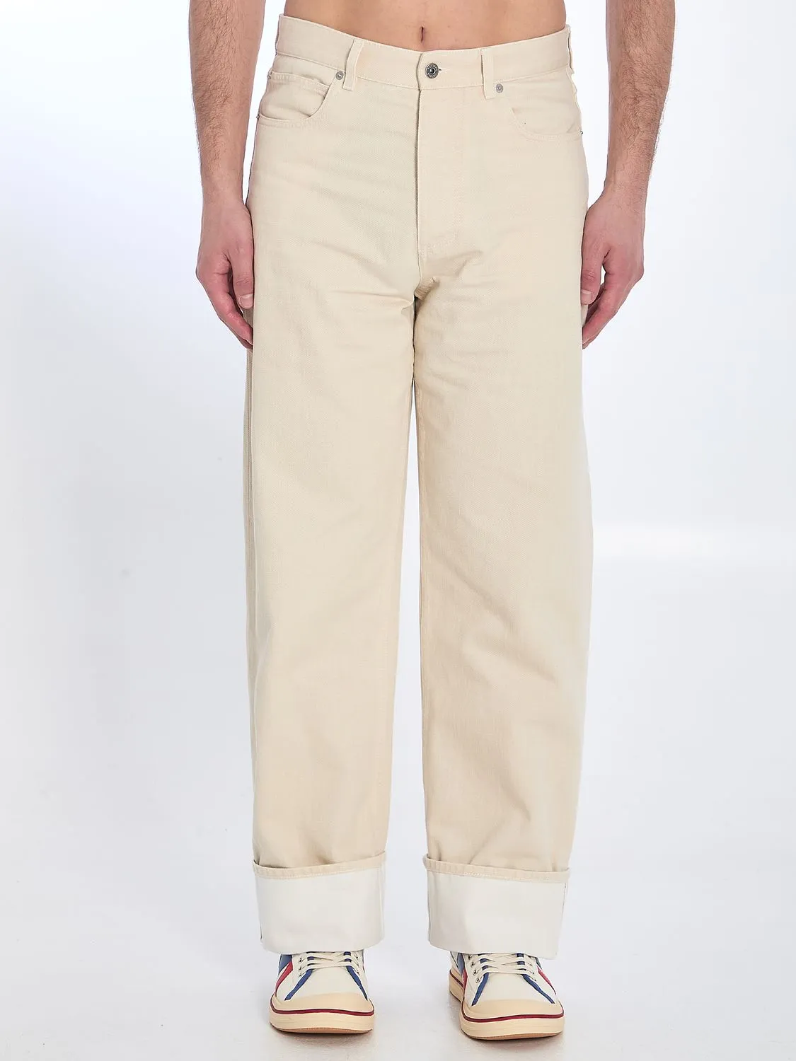 BOTTEGA VENETA Wide Leg Jeans for Men - SS25 Collection