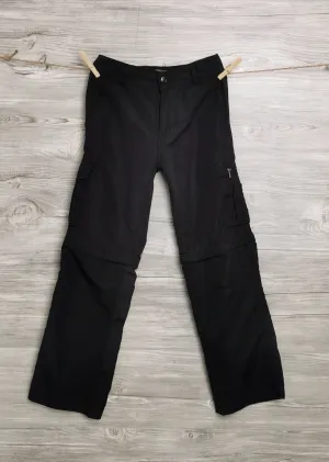BOY SIZE 10 YEARS - MOUNTAIN RIDGE, Convertible Black Track Pants EUC B48
