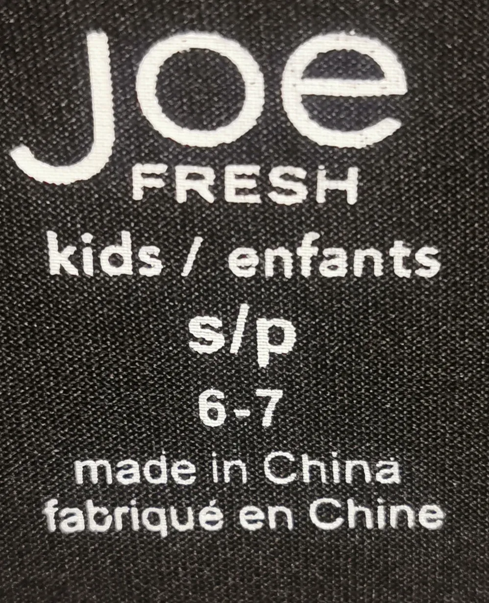 BOY SIZE SMALL (6/7 YEARS) - JOE FRESH, Black Athletic Tank Top EUC B50