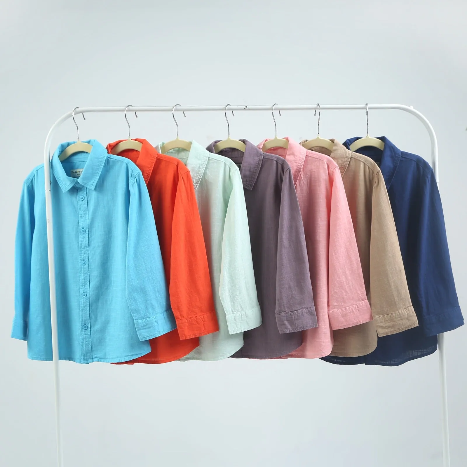 Boys Overdyed 3/4th Sleeve Vintage Shirt Mint Green