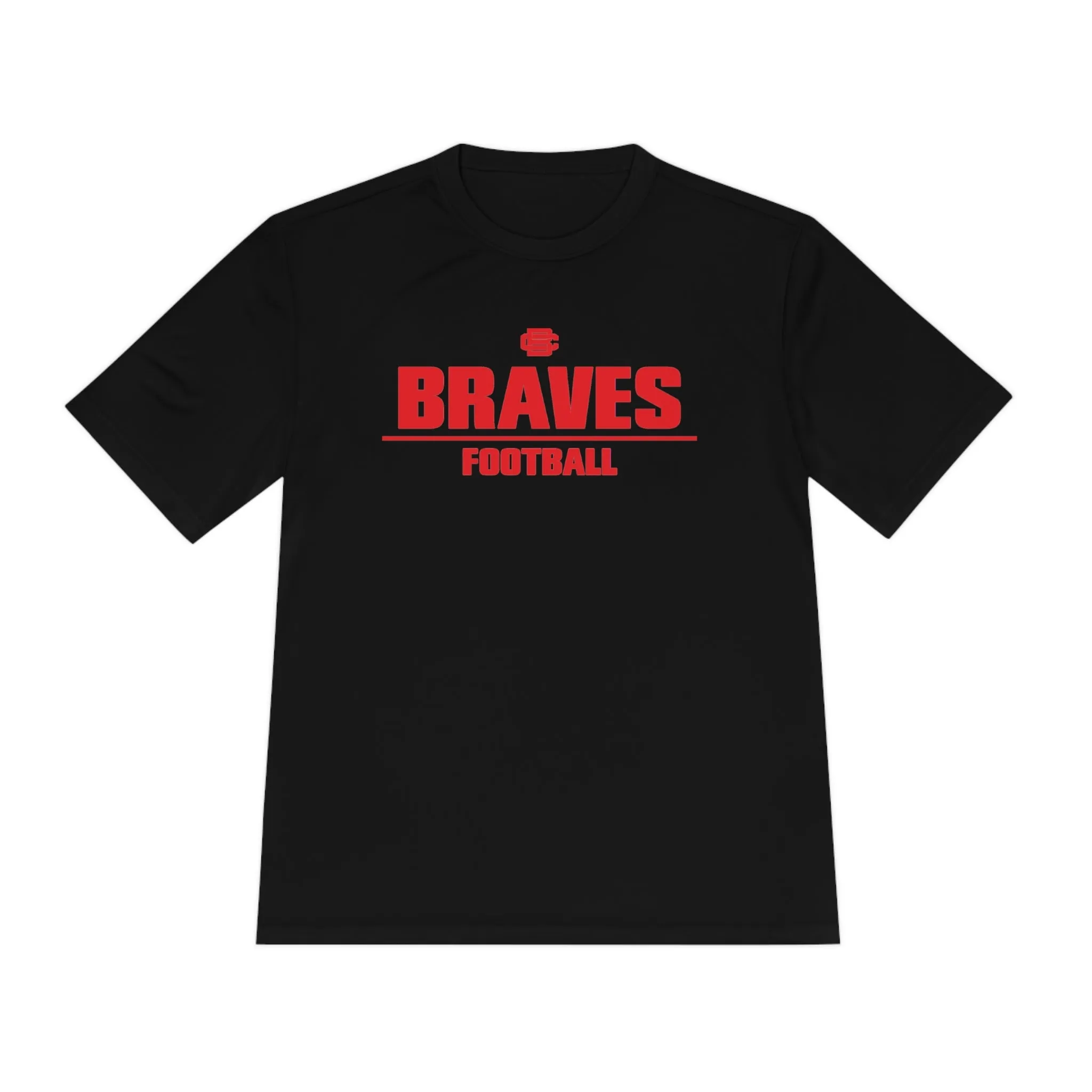 Braves Football Moisture Wicking Tee