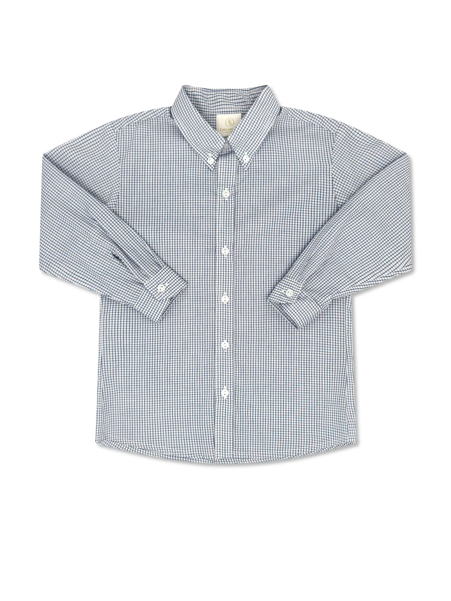 Brees Button Down - Newberry Navy Windowpane