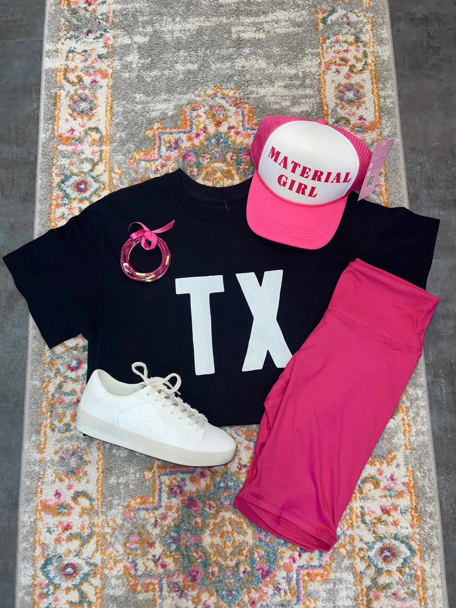 Butter Yoga Biker Shorts - Pink