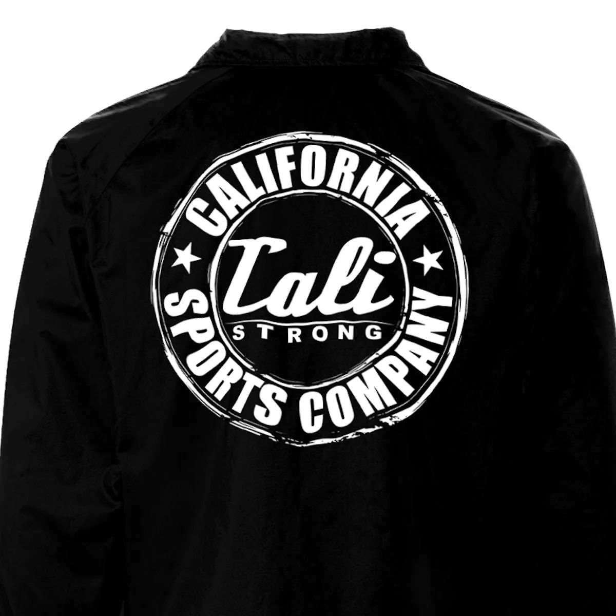 CALI Strong Coaches Jacket Black Glow in the Dark