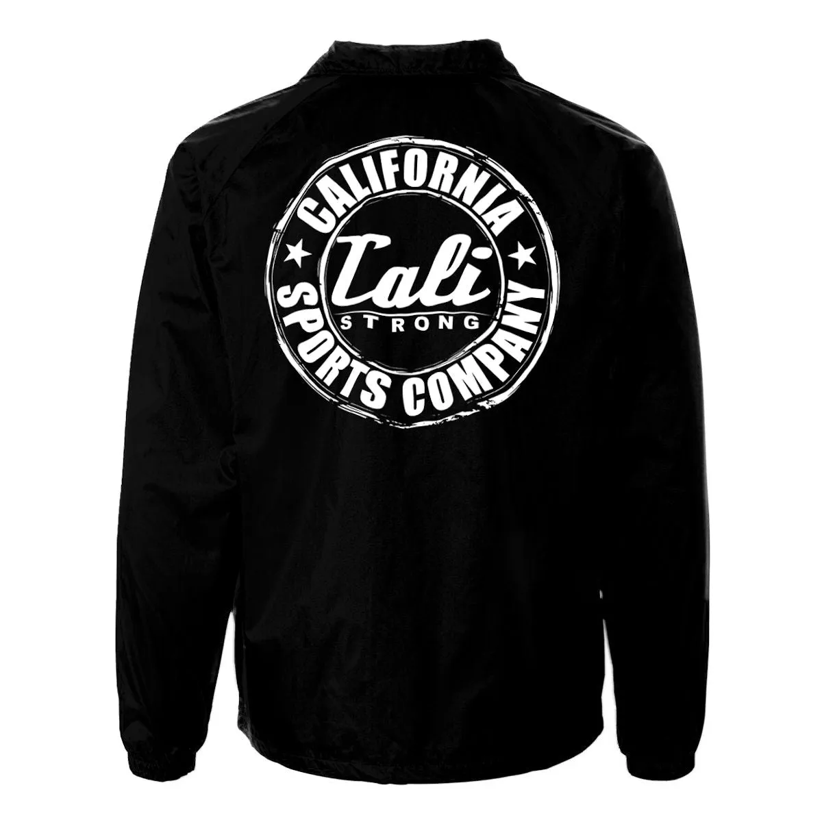 CALI Strong Coaches Jacket Black Glow in the Dark