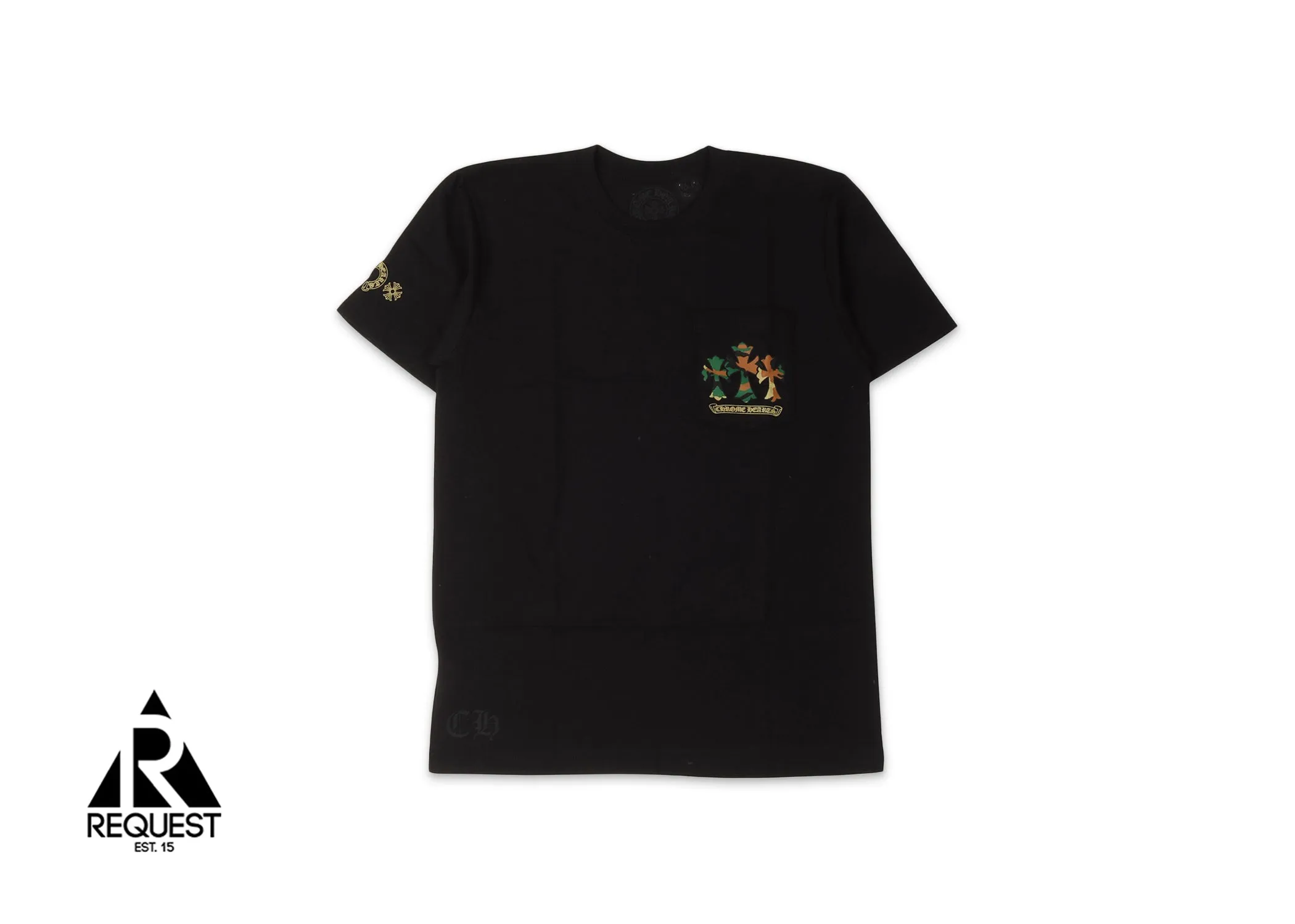 Camo Horseshoe Logo Tee "Black"