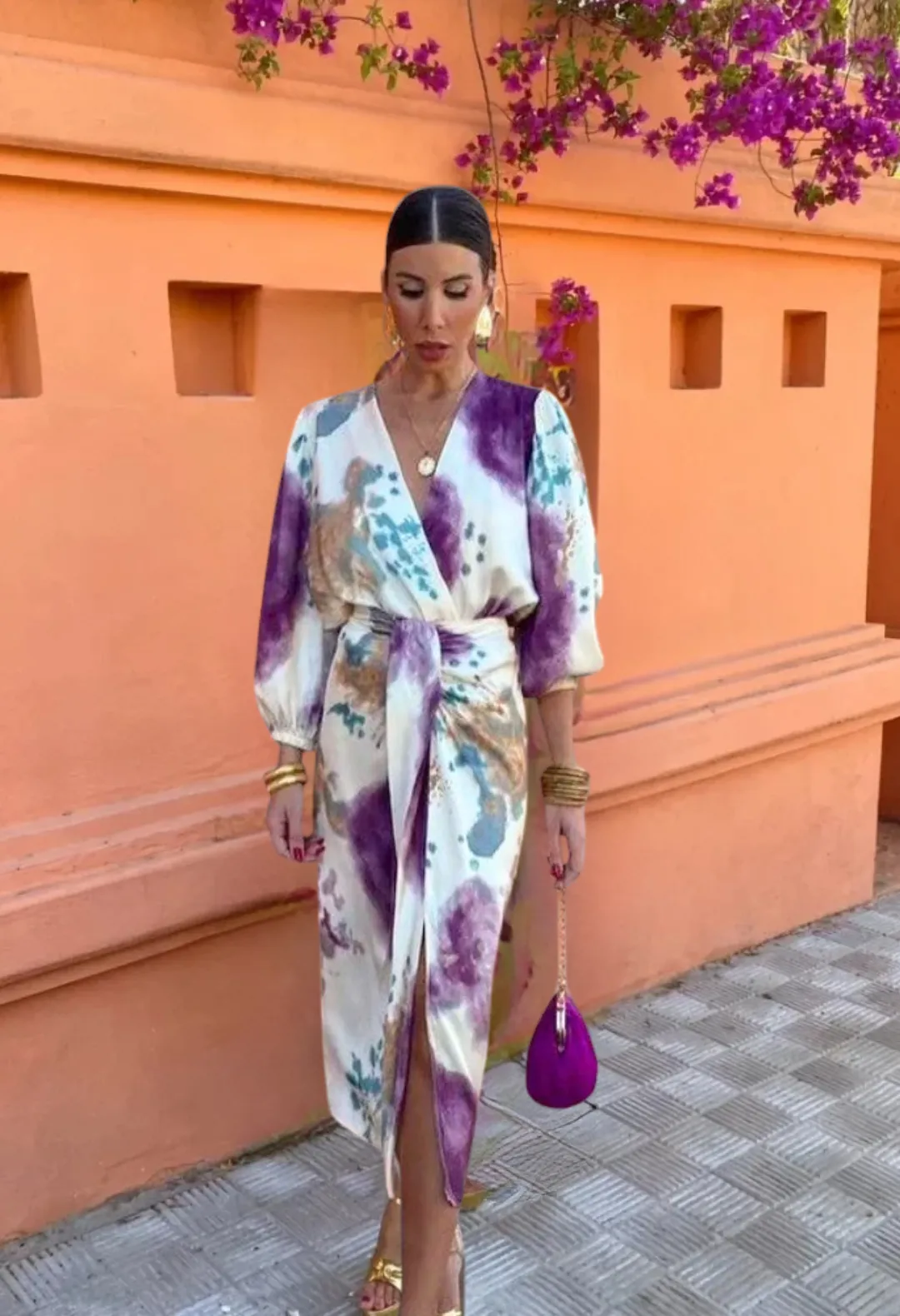 CAROLE - TWO-PIECE SOPHISTICATED SUMMER DRESS
