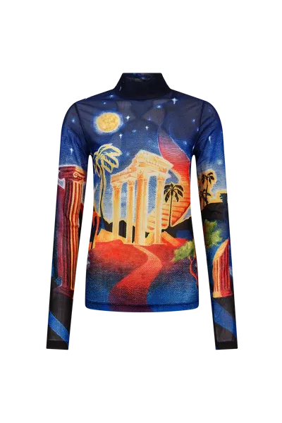 Casablanca Mesh Top Midnight Acropolis