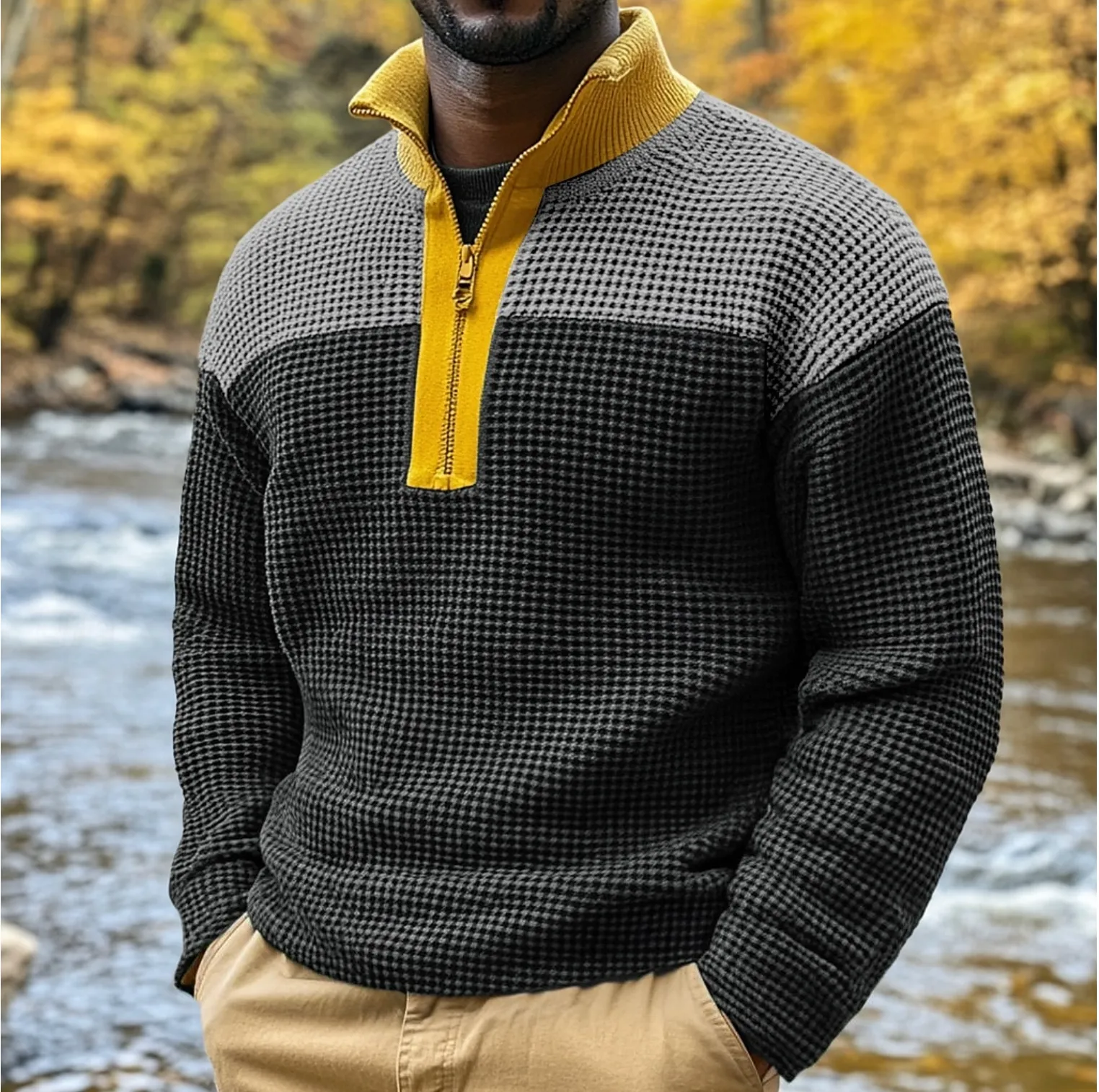 Casual Round Neck Sweater for Everyday Wear – Cornelius
