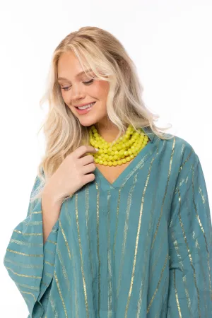 CeCe Mini Caftan-Fresh Spring Bouquet