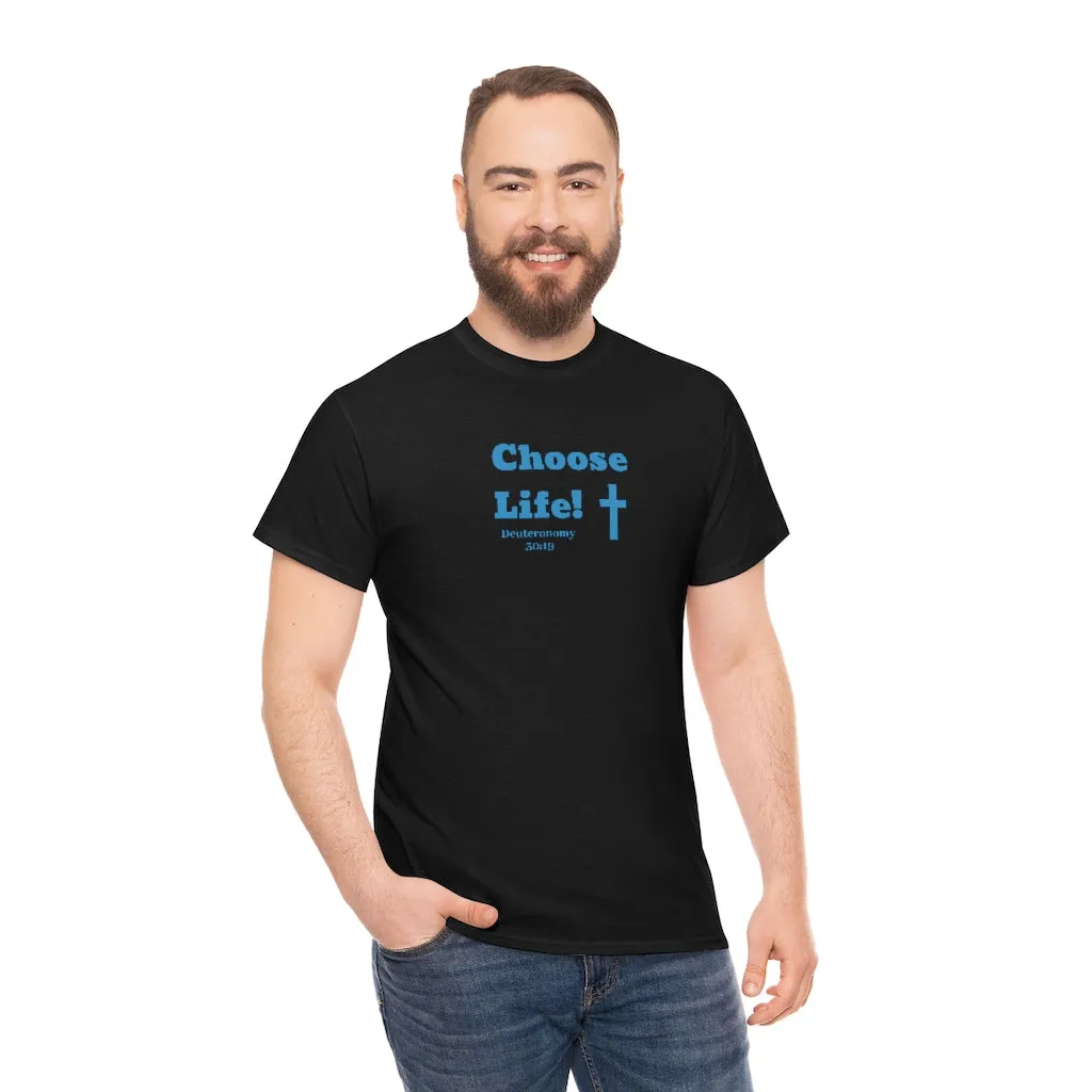Choose Life 2.0 Men Unisex Heavy Cotton Tee