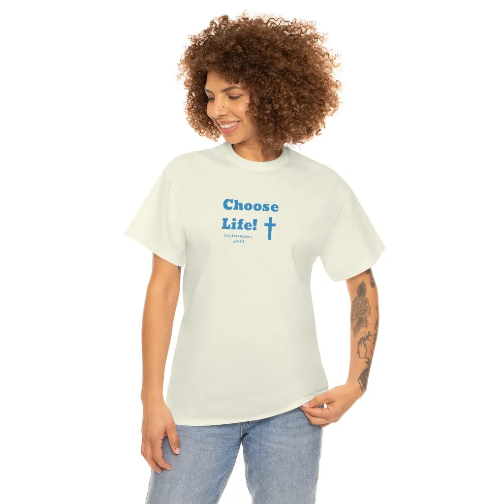 Choose Life 2.0 Men Unisex Heavy Cotton Tee